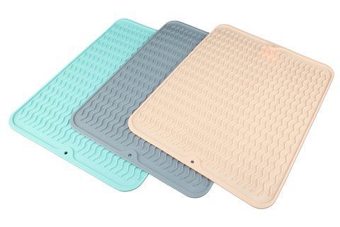 Коврик силиконовый для сушки посуды 40*45 см 2513174003 фото