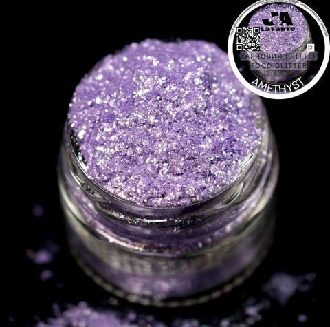 Харчовий блиск гліттер AMETHYST 5 гр кандурін фіолетовий 2694793387 фото