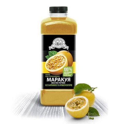 Маракуйя пюре без кісточки пастеризоване 10% 1кг 7b1-4c2 фото