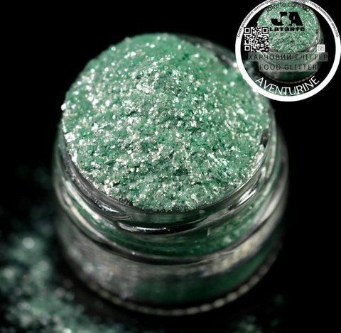 Харчовий блиск гліттер AVENTURINE 5 гр кандурін зелений 2694793395 фото