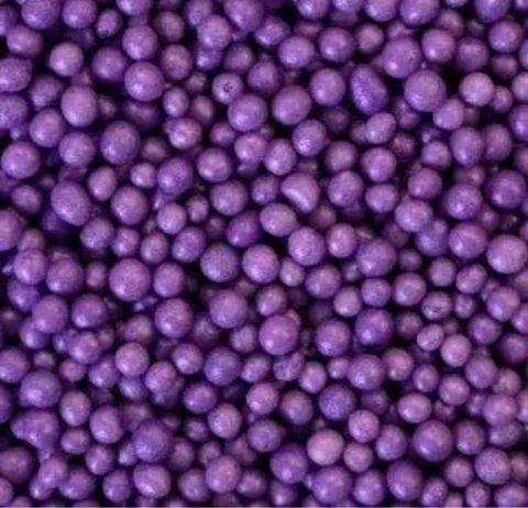 Посипка рисові кульки глазуровані "Аметист" (фіолетовий) D=5 мм 50г 2724636497 фото
