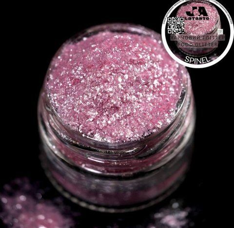 Пищевый блеск глиттер SPINEL 5 гр кандурин розовый 2694793396 фото