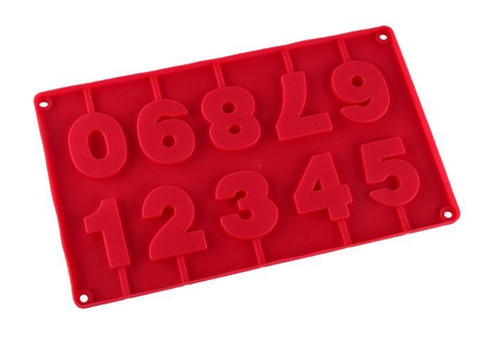 Форма силіконова для цукерок Цифри великі 1042468711 фото