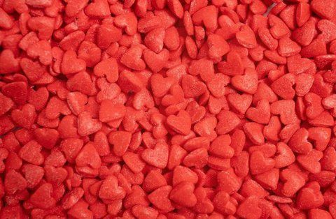 Посипка Сердечка червона 50г 05553366 фото