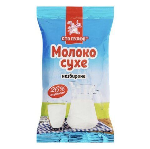 Сухе молоко незбиране 26% 150г 0i5-314 фото