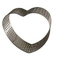 Кільце перфороване для випікання висота 2 см D6 см Серце 2555095403 фото